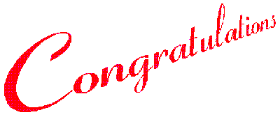 Congratulations